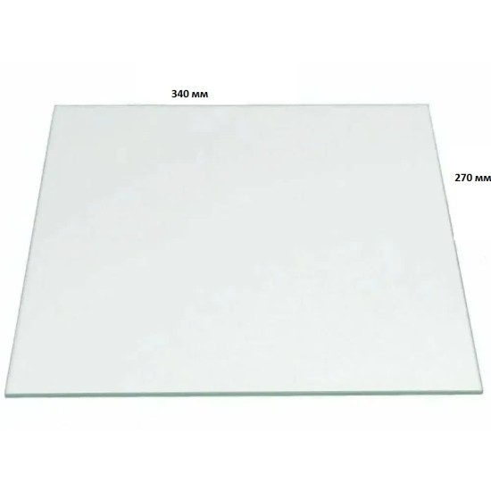 Внутреннее стекло духовки INDESIT C00077449 / 340 x 270 мм