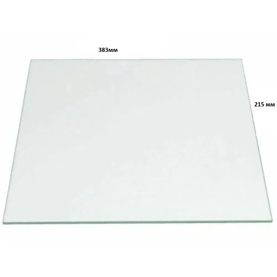 Внутреннее стекло духовки DAKO 383 x 215 мм